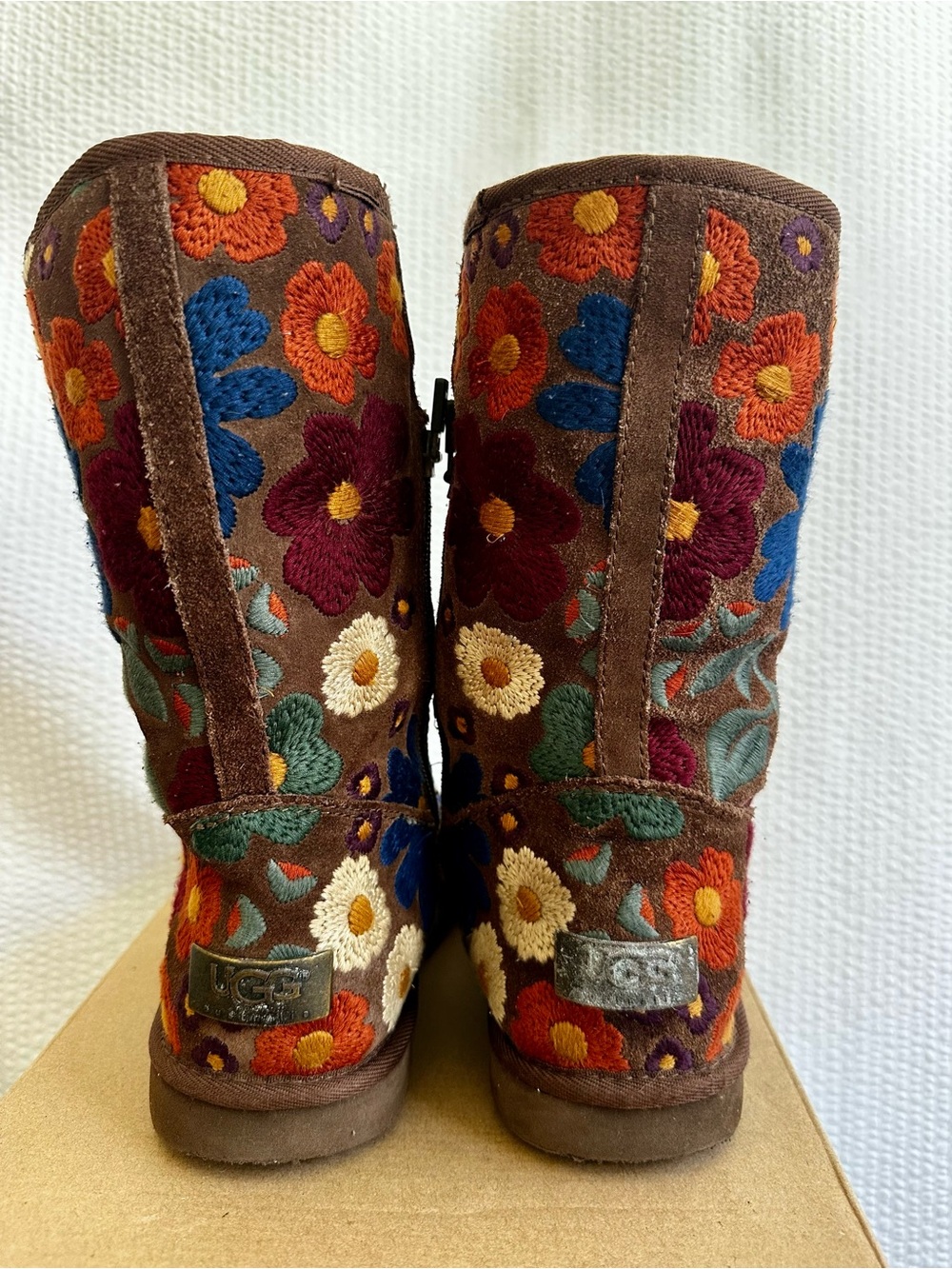 Vintage Y2K UGG Wahine Floral Embroidered Boots Women’s Size 5 Limited Edition - Picture 4 of 15